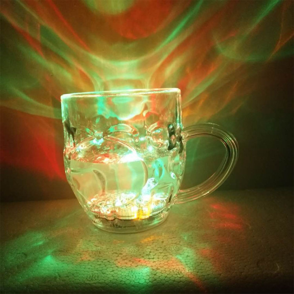 Beer Wine Up - Caneca de Cerveja Acrílica com LED