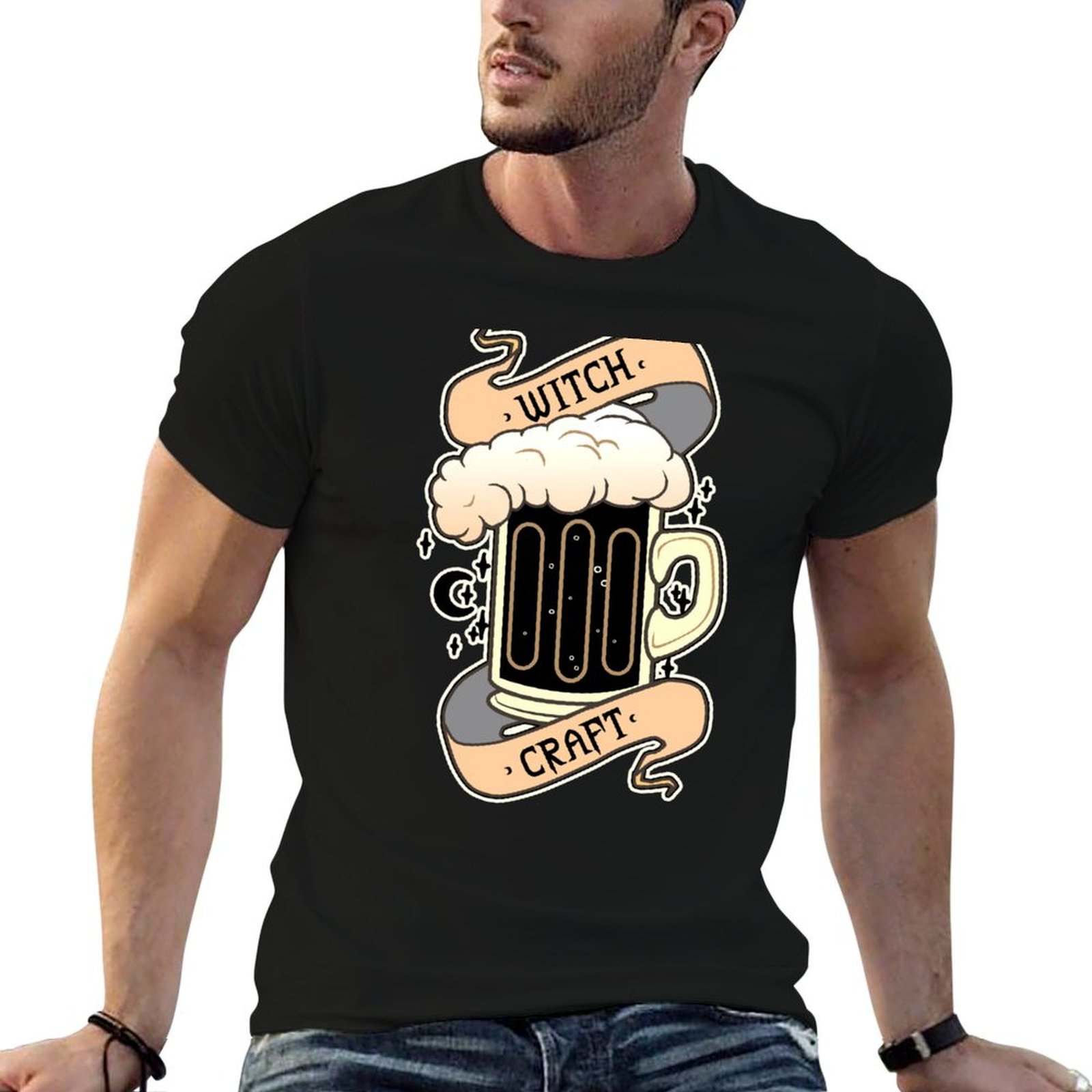 Beer Wine Up - Como chegar ao vinho? Camiseta casual
