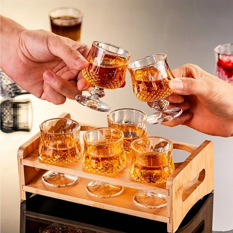 Wine Glass Set Crystal - Conjunto de vidro de vinho baijiu,