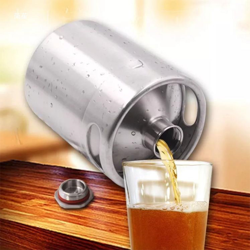 Wine Draft Beer - Mini Barril de Cerveja de Aço