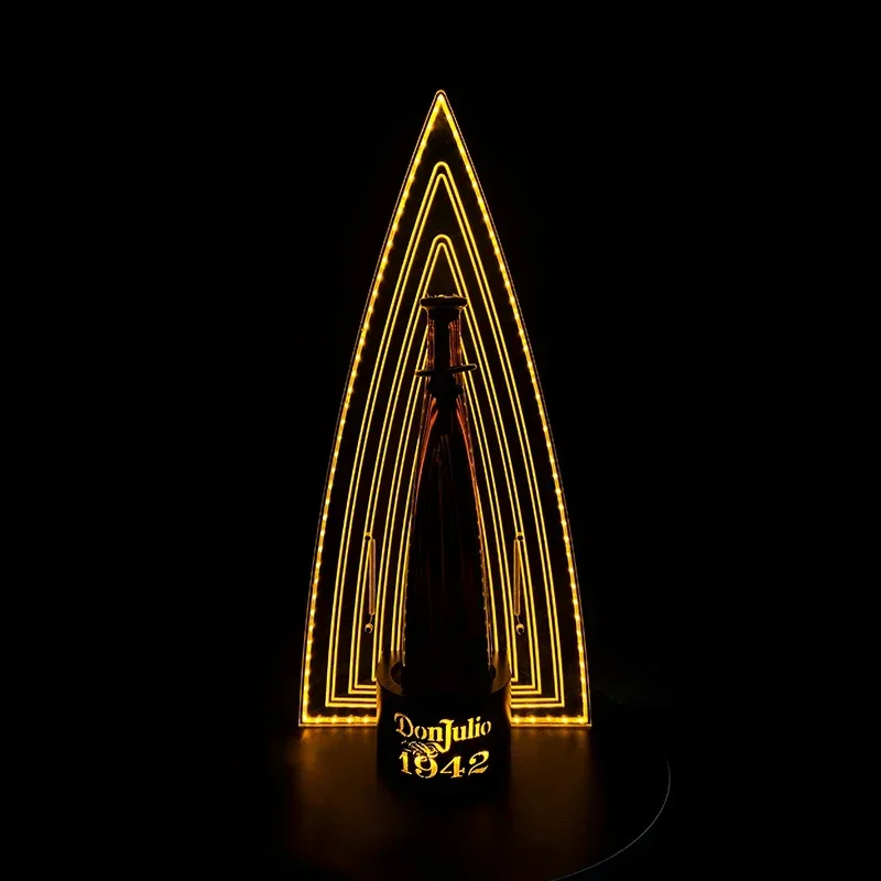 Wine Xo - Rack de vinho LED colorido Suporte