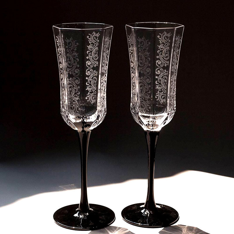 Wine Glass Set Crystal - Conjunto de vidro champanhe vintage, Cálice