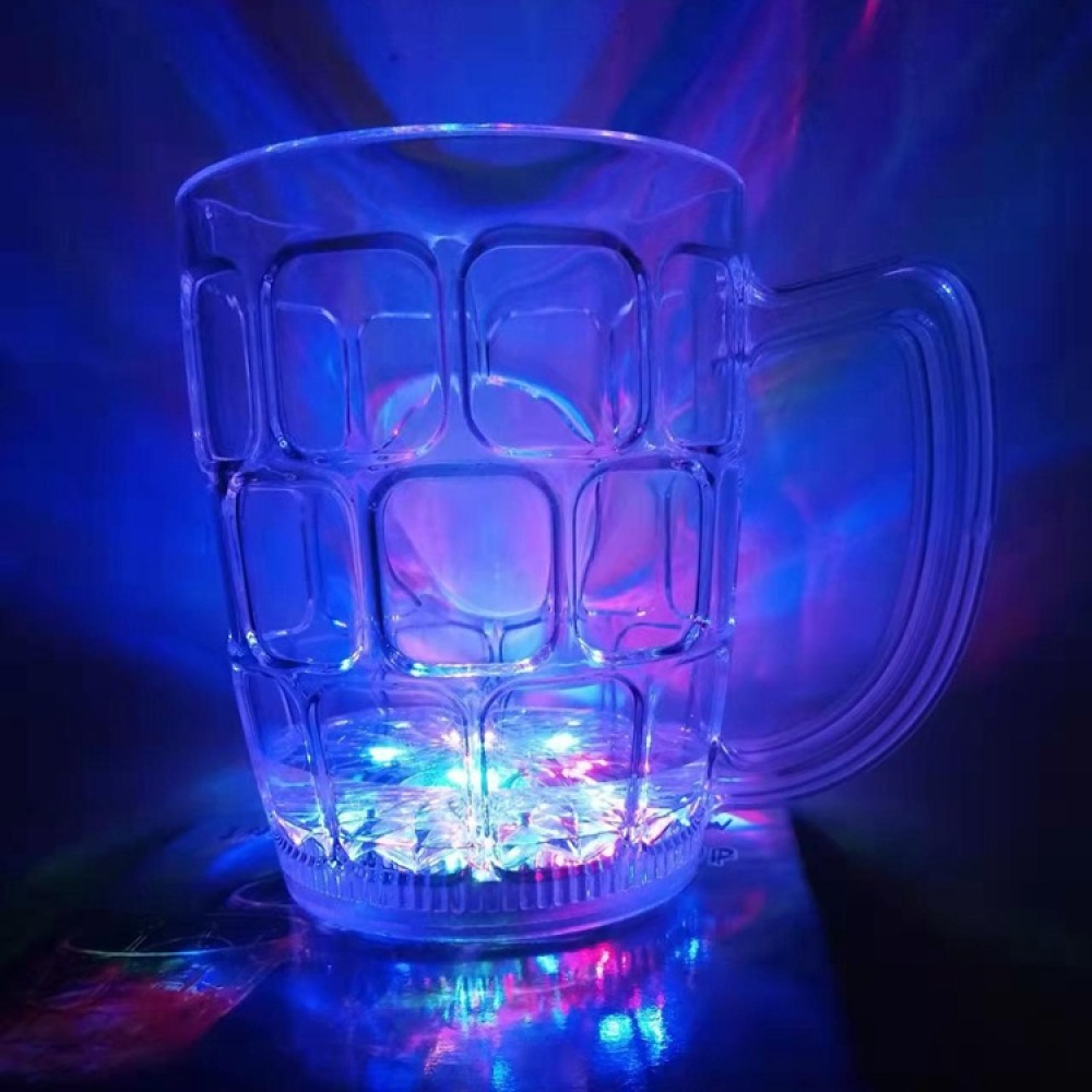 Beer Wine Up - Caneca de LED com indução, colorida,
