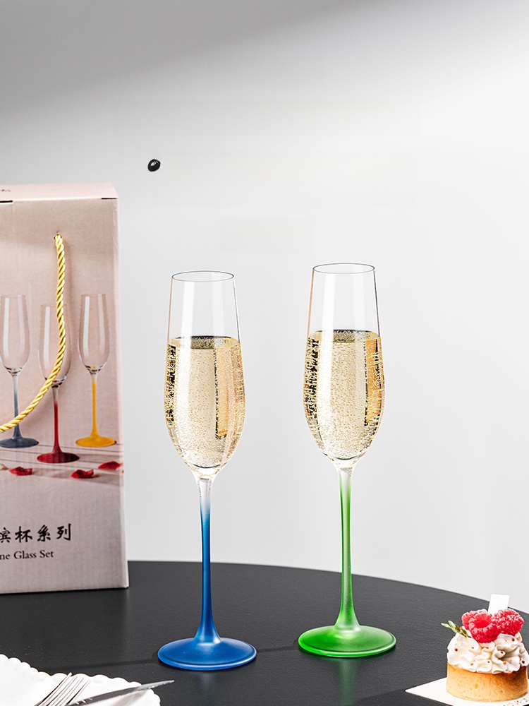 Wine Glass Set Crystal - Novo Conjunto de Taças de Champanhe