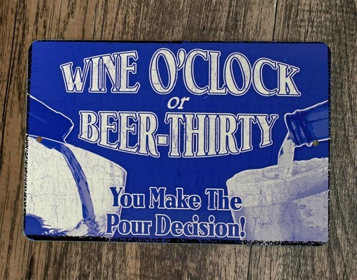 Placa de Metal para Bar com De - Wine Beer Place avaliação e preço