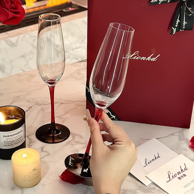 Copo de champanhe de cristal d - Wine Glass Set Crystal avaliação e preço