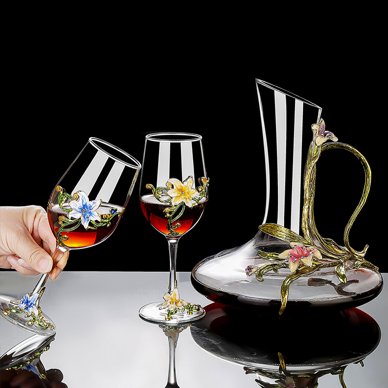 Conjunto de taça vintage de cr - Wine Glass Set Crystal avaliação e preço