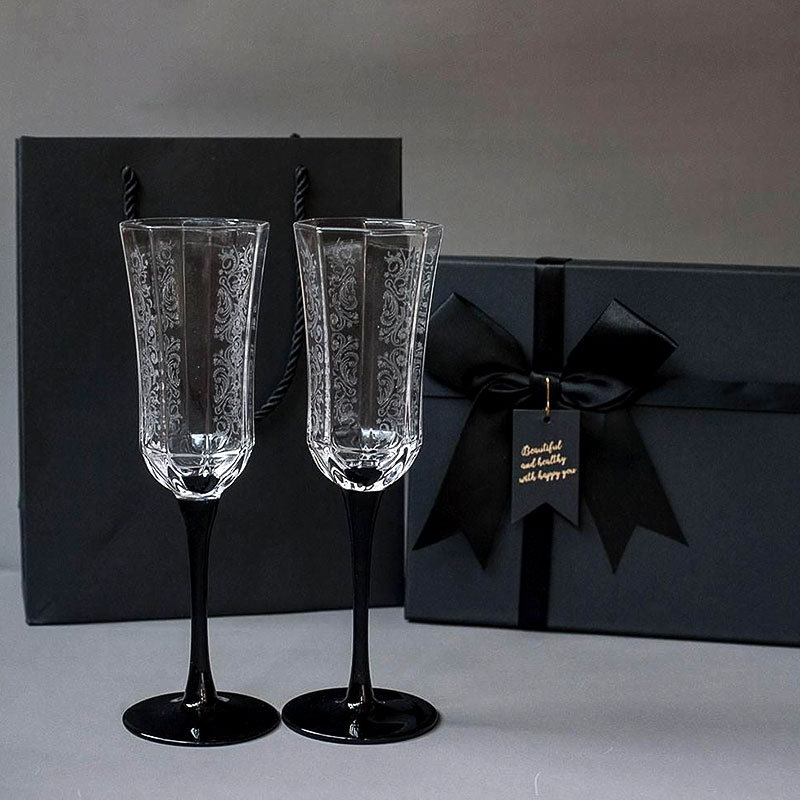 Conjunto de vidro champanhe vi - Wine Glass Set Crystal avaliação e preço