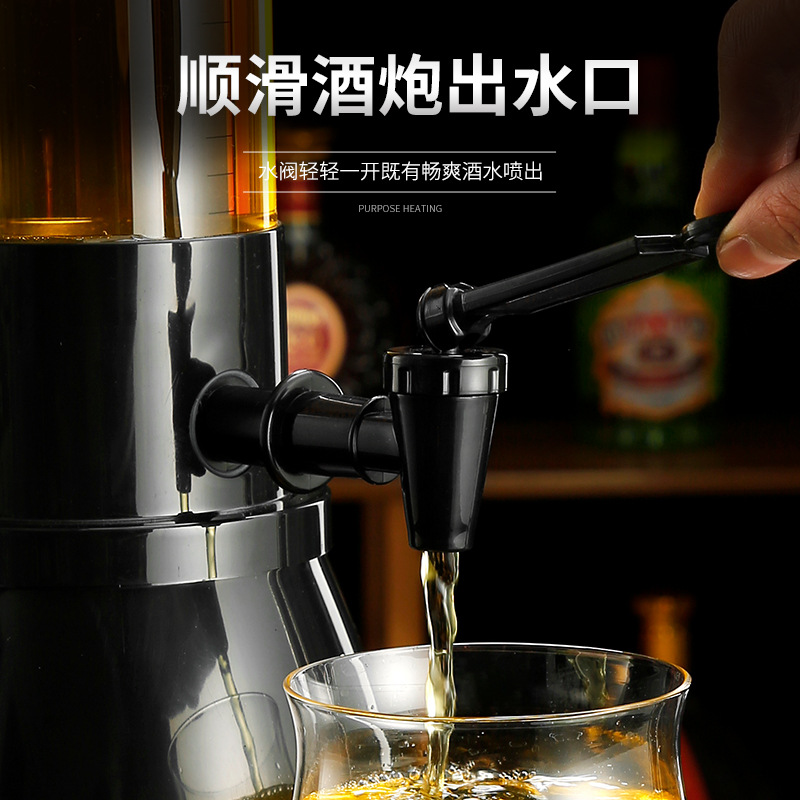 Canhão de cerveja, coluna de v - Wine Beer Juice avaliação e preço