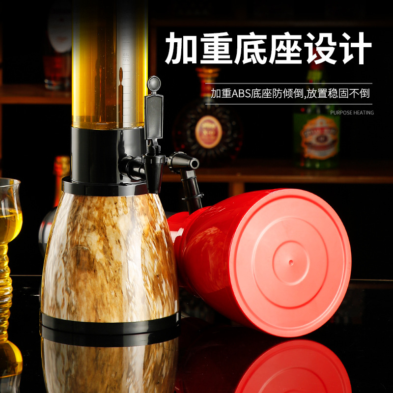 Canhão de cerveja, coluna de v - Wine Beer Juice avaliação e preço