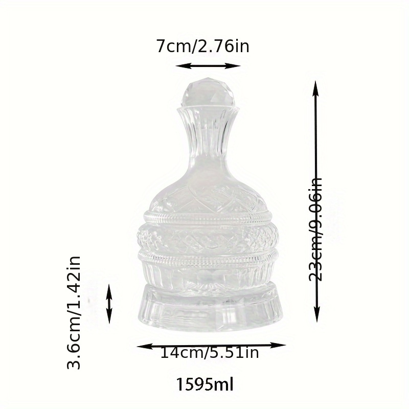 Decantador de vinho de cristal - Wine Glass Set Crystal avaliação e preço