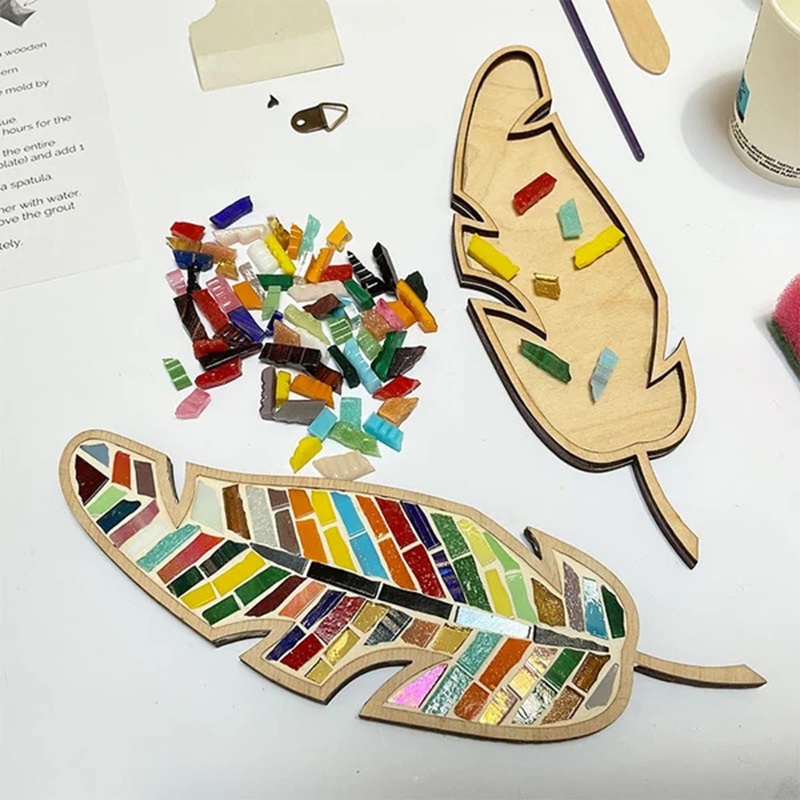 Kit DIY de Mosaico com Penas C - Wine Glass Set Crystal avaliação e preço