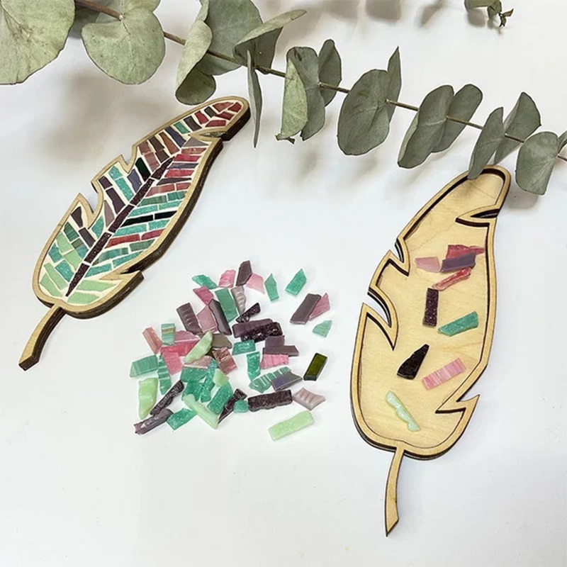 Kit DIY de Mosaico com Penas C - Wine Glass Set Crystal avaliação e preço